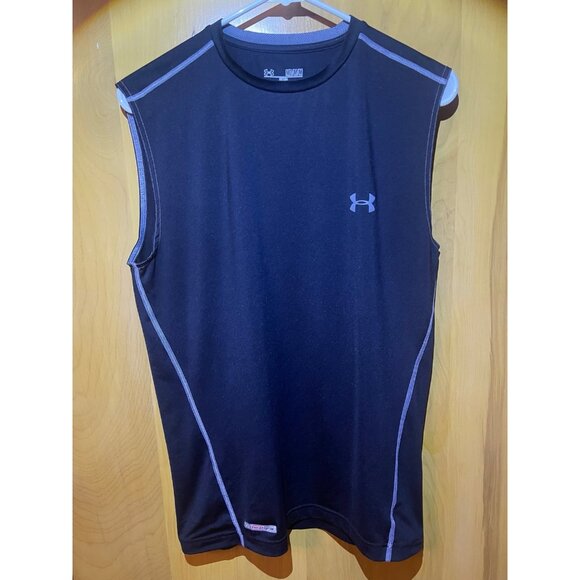 Under Armour - Fitted Tank Top - Black - Medium - Picture 1 of 7